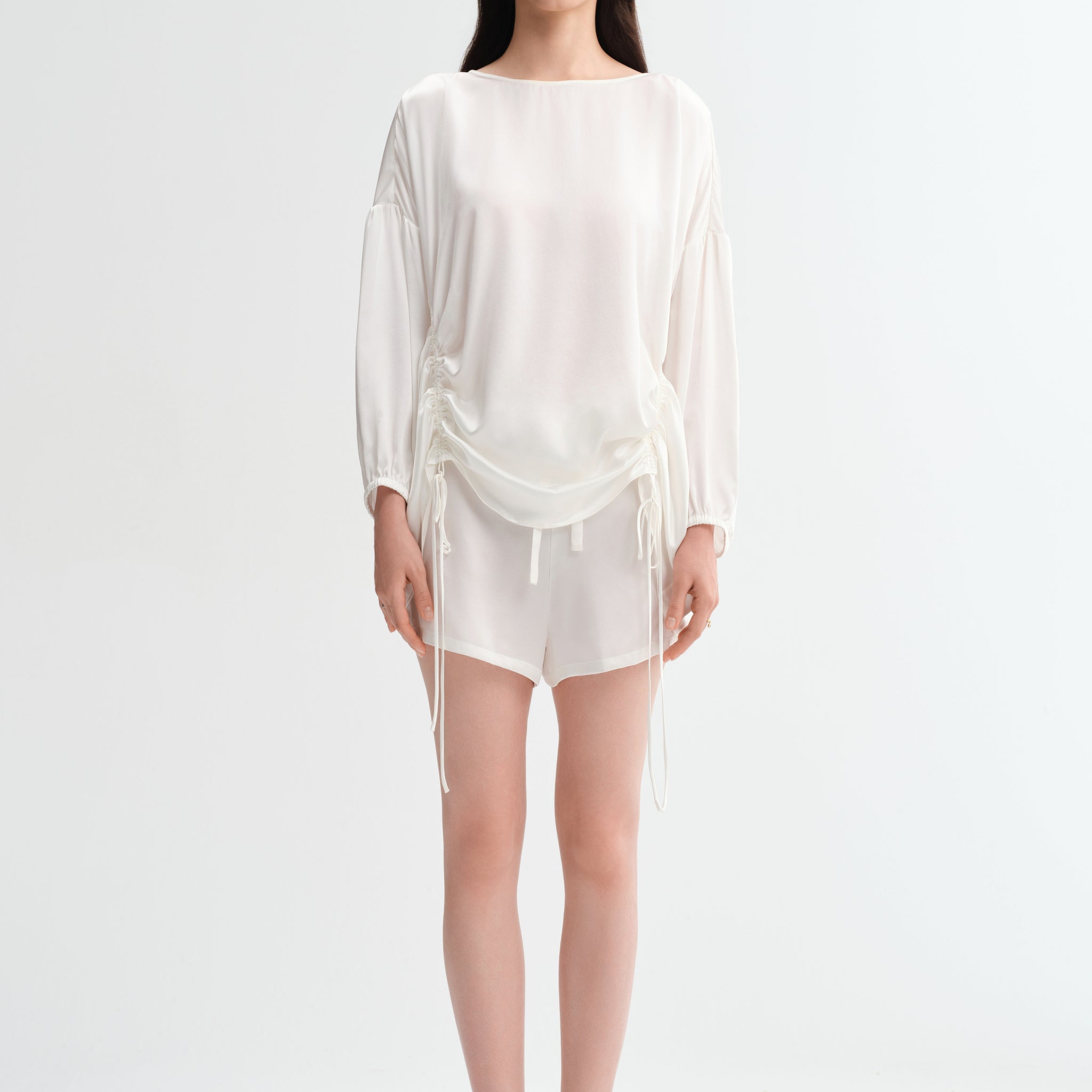 Effortless Elegance Silk Silk Pajamas long-sleeved Pjs Set 2Pcs