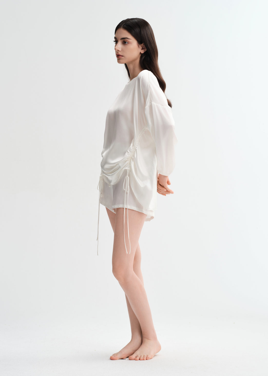 Effortless Elegance Silk Silk Pajamas long-sleeved Pjs Set 2Pcs