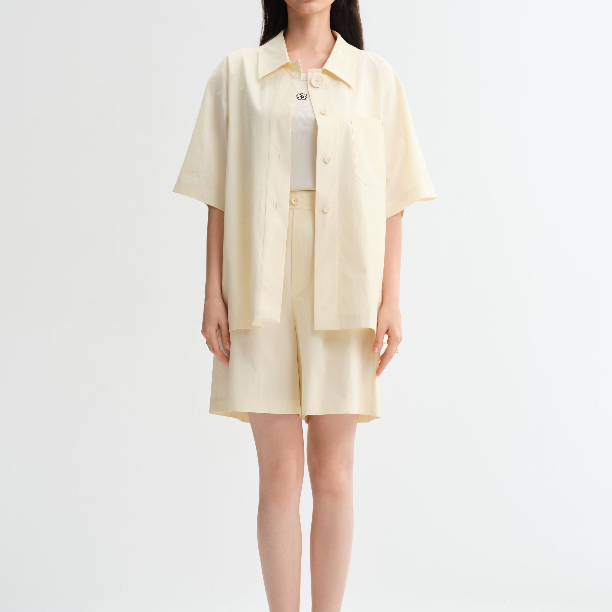 Lemon Yellow Cotton Set