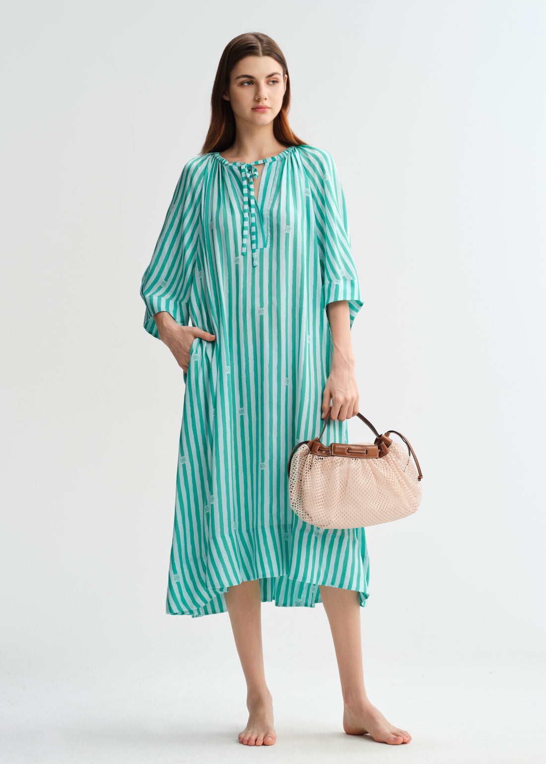 Green Stripe Nightdress