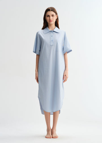 Blue Stripe Nightdress