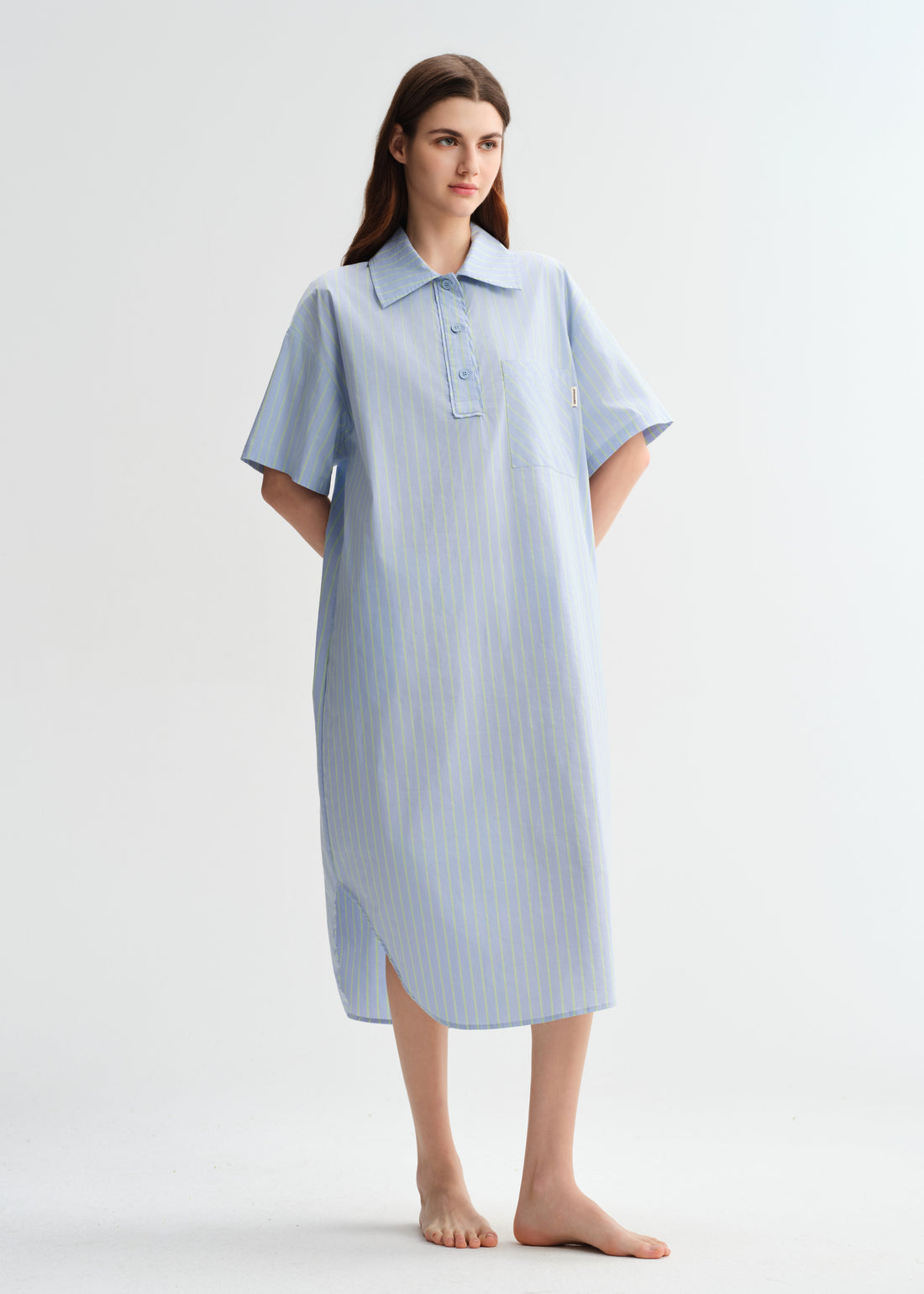 Blue Stripe Nightdress