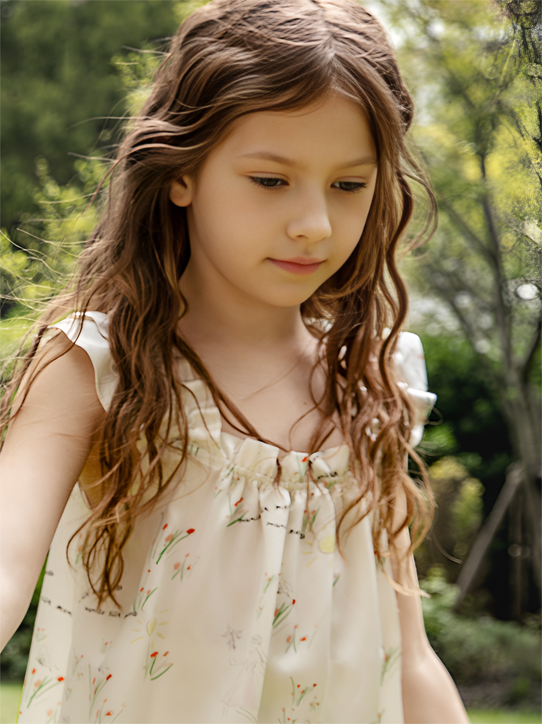 Meadow Fairy Silk Dress
