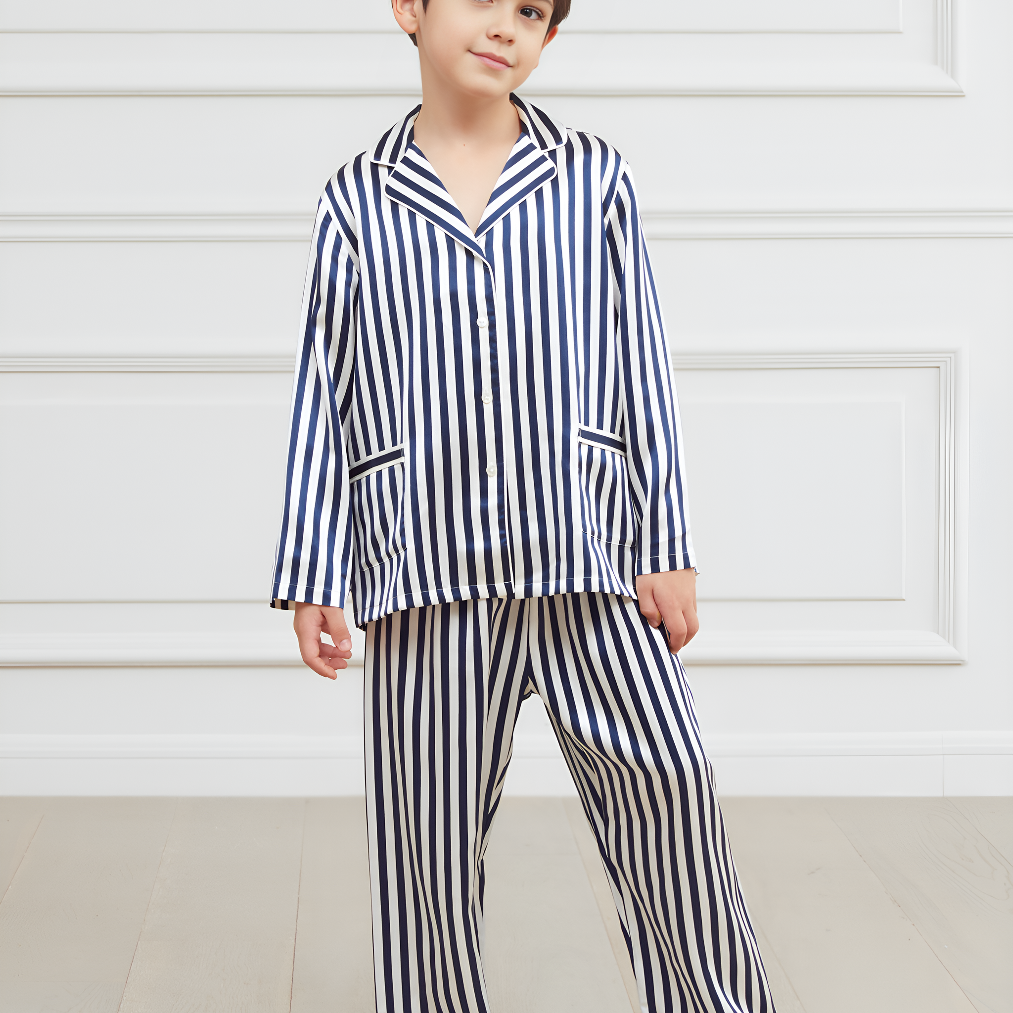 Blossom Delight Pajama Silk Set