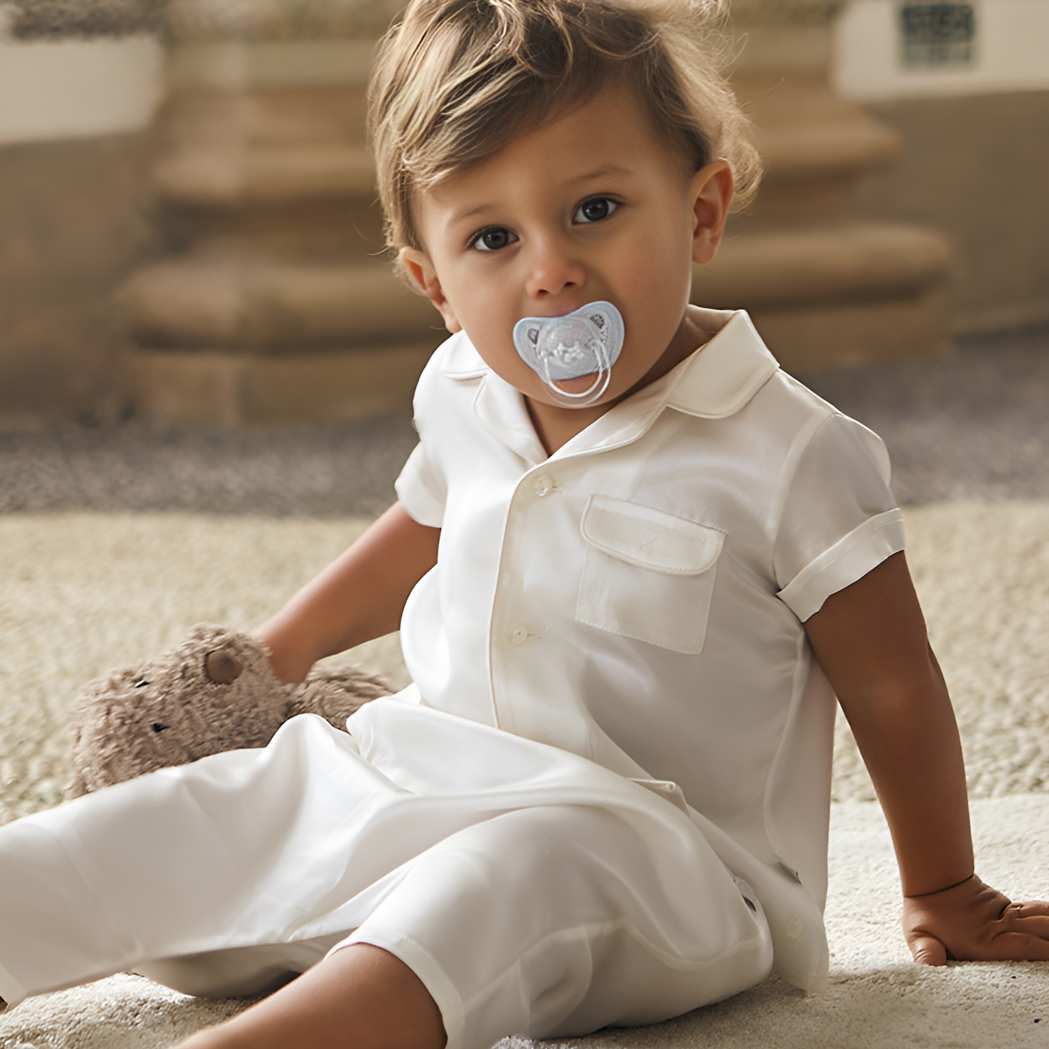 Ivory Explorer Toddler Silk Set