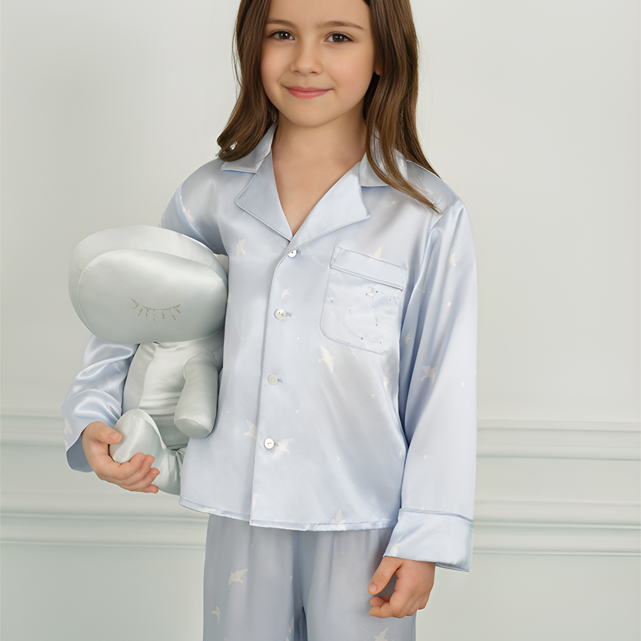 Sky Dreamer Silk Pajama Set