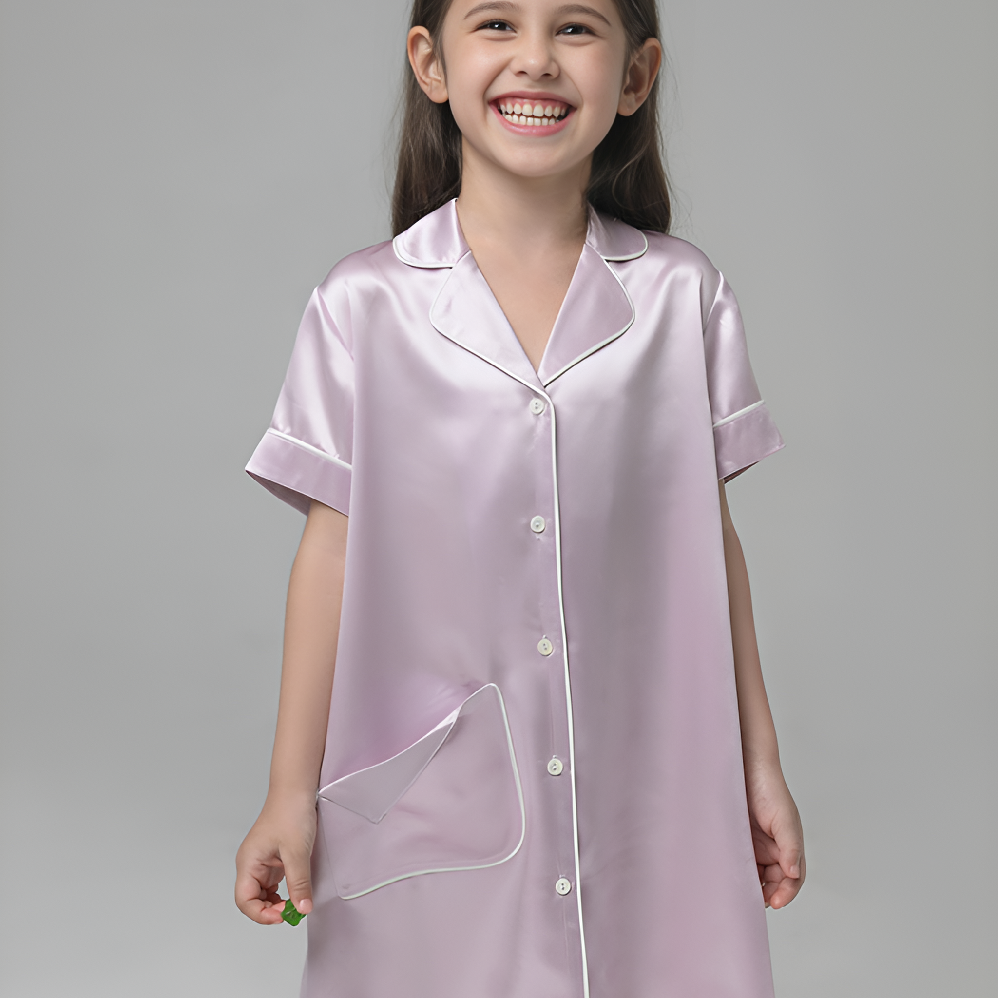 Blush Dreams Silk Nightgown