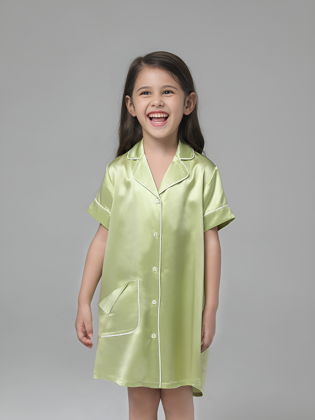 Blush Dreams Silk Nightgown