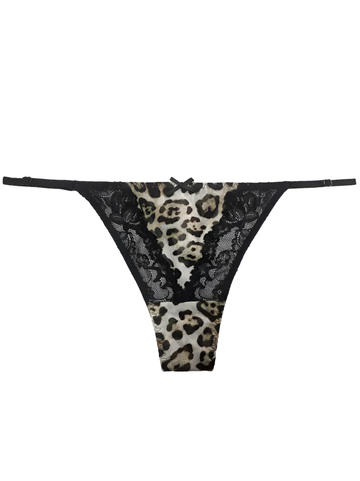 Wild Elegance Silk Thong