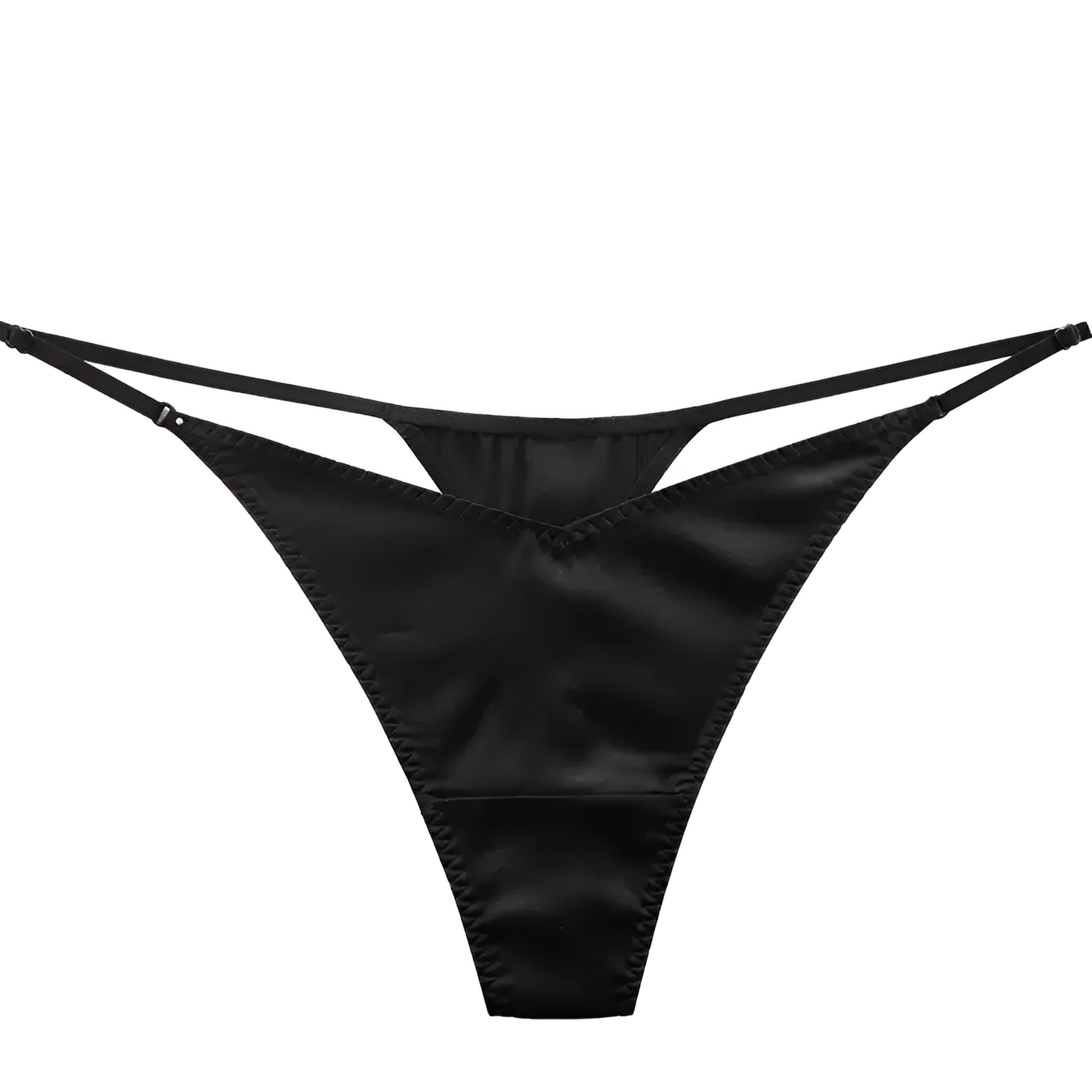 Moonlit Allure Silk Panties