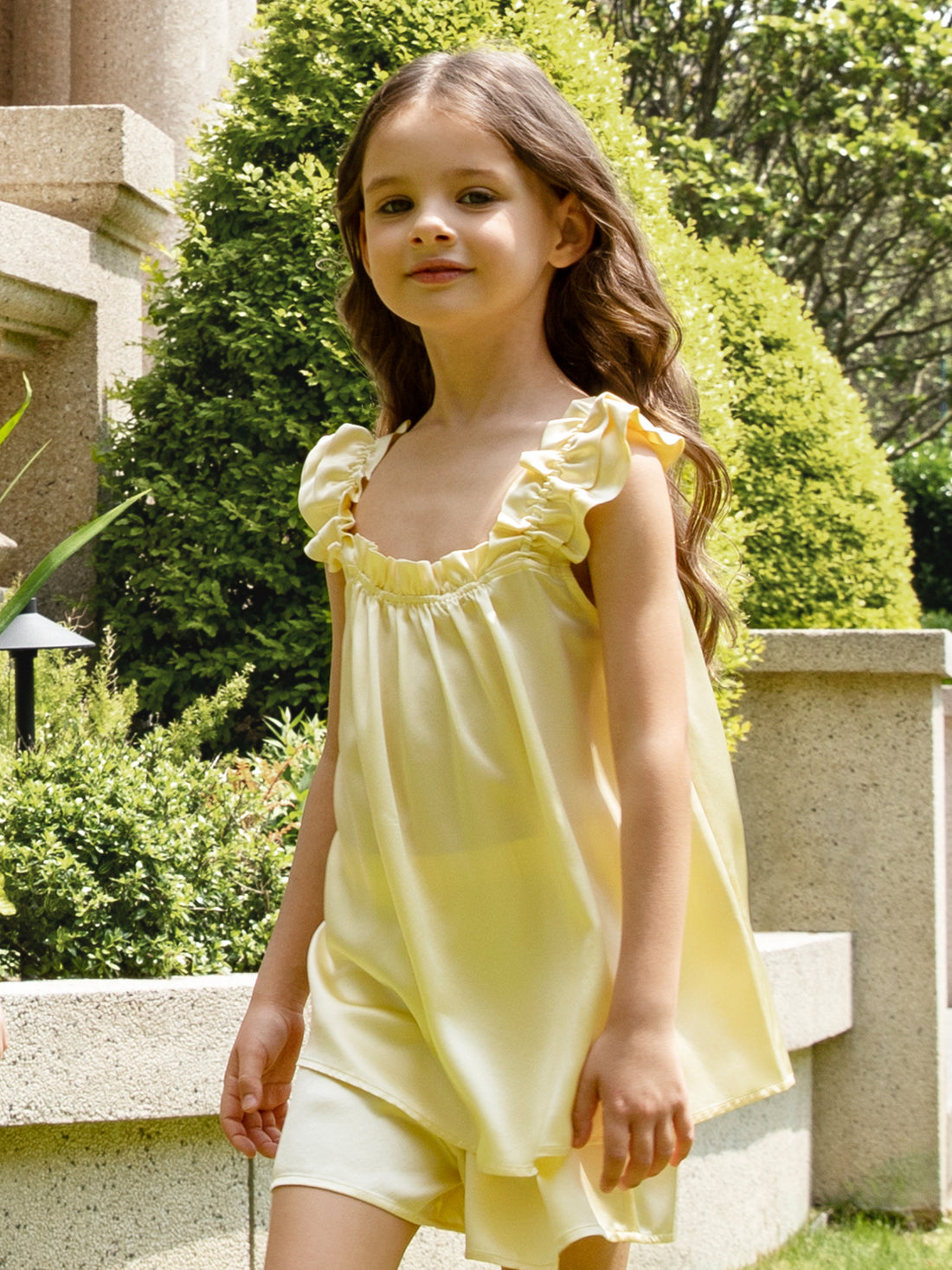 Rose Petal Pajama Silk Set