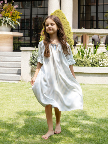 Breezy Blue Stripes Nightgown